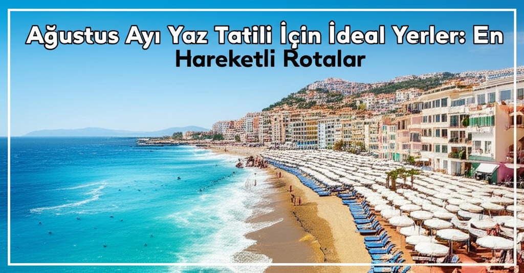 Ağustos Ayı Yaz Tatili İçin İdeal Yerler: En Hareketli Rotalar