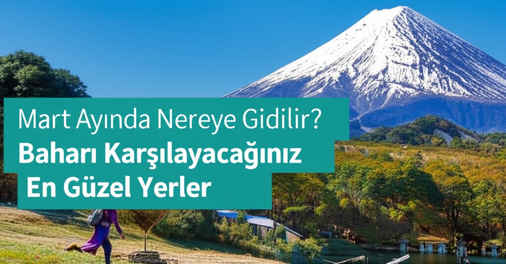 Mart Ayında Nereye Gidilir? Baharı Karşılayacağınız En Güzel Yerler